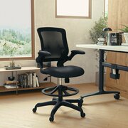 Flash Furniture Drafting Chair, Mesh, Black BL-ZP-8805D-BK-GG